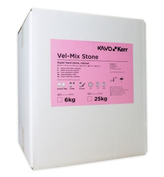 Yeso Tipo IV VelMix Stone Rosa 25 kg caja KERR