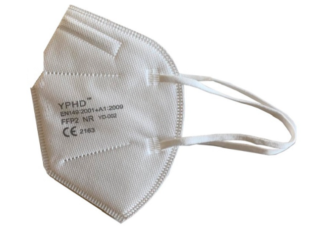 Mascarilla FFP2 color BLANCO envase 25u