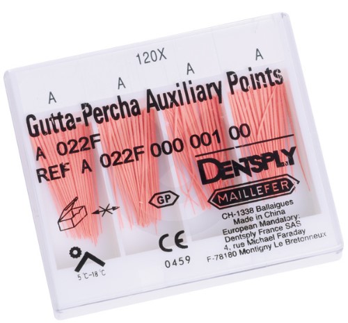 Puntas de Guttapercha Pirata Maillefer 24mm 120u 