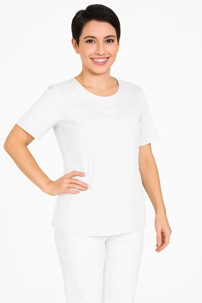 Casaca modelo EVA  Blanco