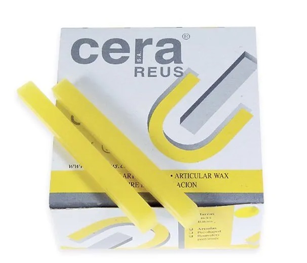 Cera amarilla articular 50 barras de 10cm 500g - Reus