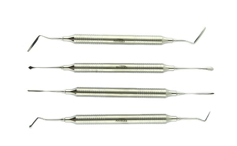 Kit Tunelizadores Dobles Periodoncia 4u. - Quiroproser®