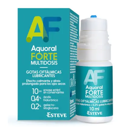 Aquoral Forte  10 ml GOTAS OFTALMICAS LUBRICANTES ESTERILES