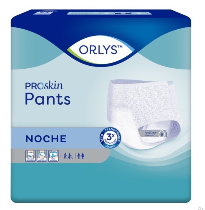 Orlys Proskin pants noche talla mediana 60 u.