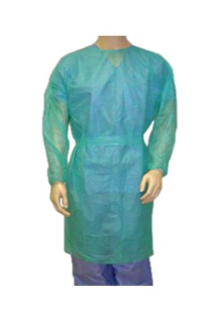 Bata estéril cirugía 20 g/m² puño goma 1u