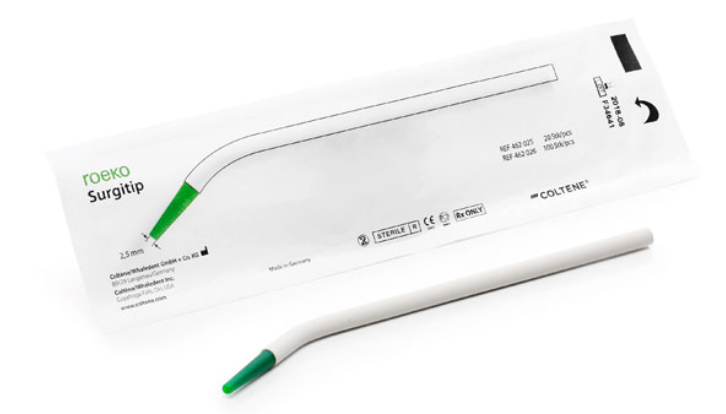 Surgitip estéril 2,5mm 20u cánula + adaptador Roeko