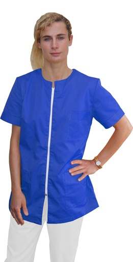 [13823] Camisa con cremallera Marino