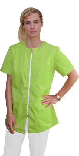 [13824] Camisa con cremallera Pistacho