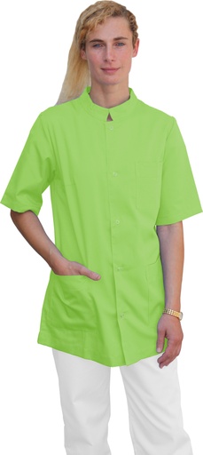 [13830] Camisa abotonada manga corta Pistacho