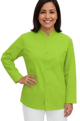 [13838] Camisa abotonada manga larga Pistacho