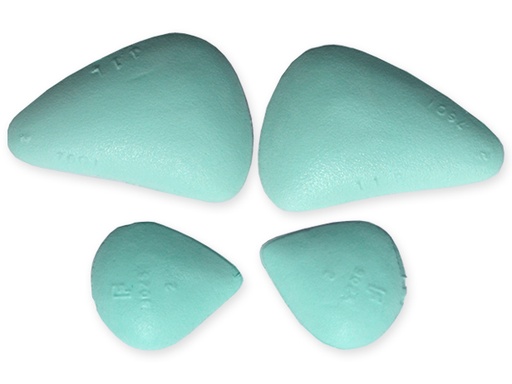 [1438] Alza metatarsal látex forma riñón 10 pares