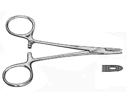 [MS-132-001] Porta agujas DERF 12cm con hendidura