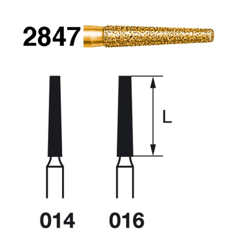 [16180] Fresa diamante turbina Fig.2847314 S2000 - Komet 5u