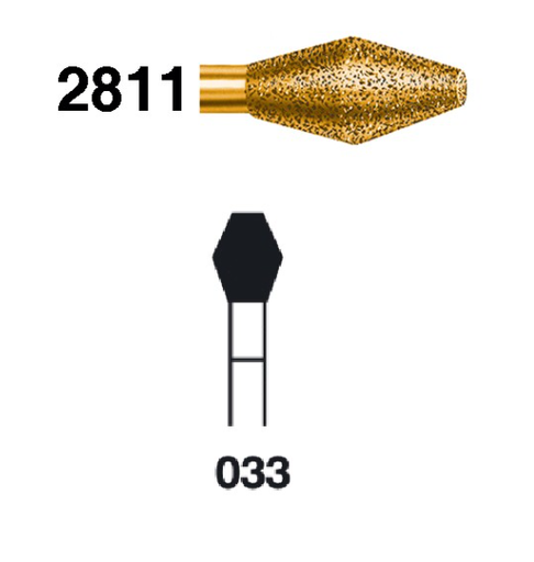 [16182] Fresa diamante turbina Fig.2811314 S2000 - Komet 5u