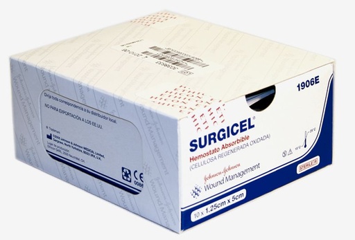 [16257] Apósito hemostático Surgicel 10 u.