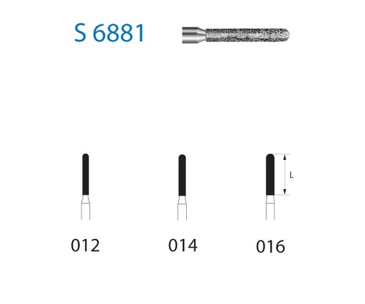 [16532] Fresa diamante turbina Fig.S6881314 - Komet 5u