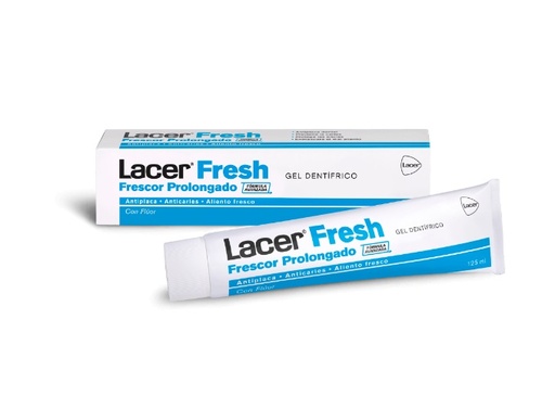 [N06886] LACER FRESH FRESCOR PROLONGADO GEL DENTIFRICO 1 TUBO 125 ml