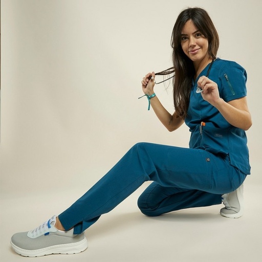 [17276] Pantalón Mujer Balsam Color Azul Caribe Impulso