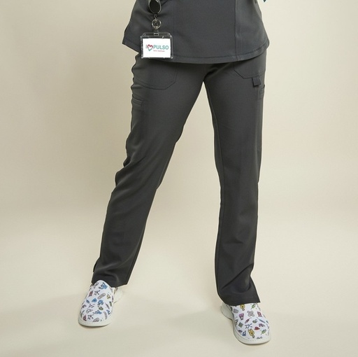 [17279] Pantalón Mujer Vitality Color Gris Impulso