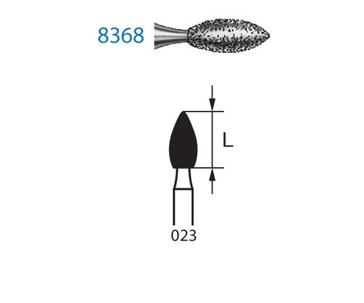 [8368.315.023] Fresa diamante turbina Fig.8368315 - Komet 5u