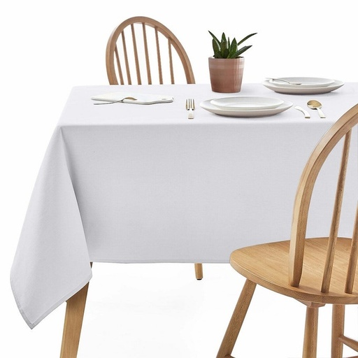 [0102038] Mantel blanco para mesa geriátrico 140x140 cm.