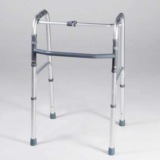 [N08485] Andador fijo y deambulador plegable 2 en 1