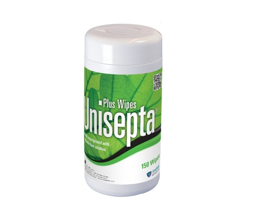 [020171] Toallitas desinfectantes Unisepta Plus Bote 150u