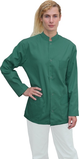 [3028] Camisa abotonada manga larga Verde