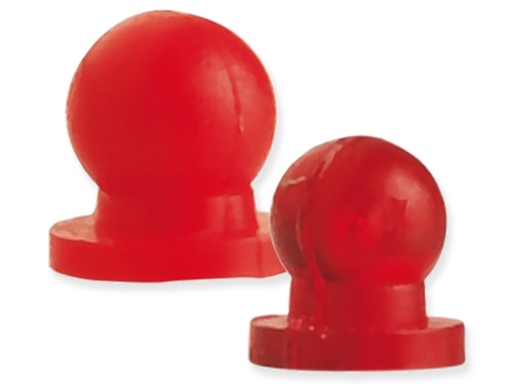 [3601] Bolas de plástico calcinables 12u