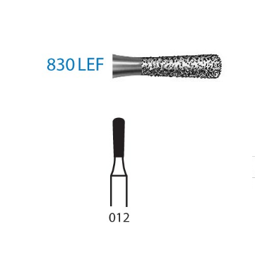 [830LEF.314.012] Fresa diamante turbina Fig.830LEF314 cal.012 - Komet 5u