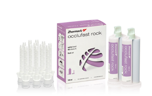[020398] Occlufast Rock registro mordida 2x50ml 12 puntas Zhermack.