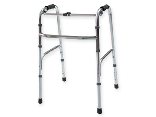 [0900282] Andador aluminio plegable. -Deambulante