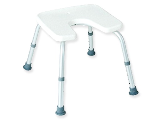 [090164] Silla de ducha sin respaldo y agujero