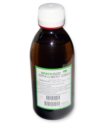 [020175] Hipoclorito sódico 5,25% 250ml Dentaflux