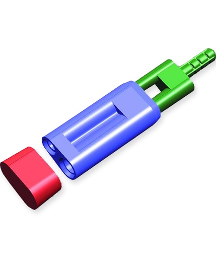 [020491] Twin Pin Dowel Pin 1000u. -Largo 15,6mm