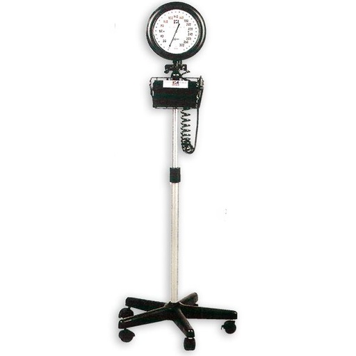 [070286] Tensiómetro reloj aneroide pie con rueda