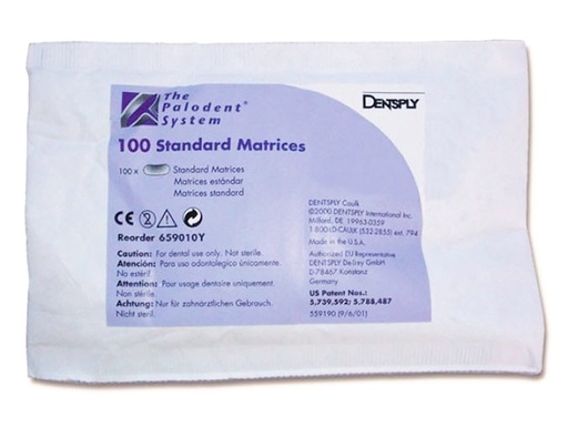 [z7243] Palodent Standard matrices reposición 100u Dentsply Sirona