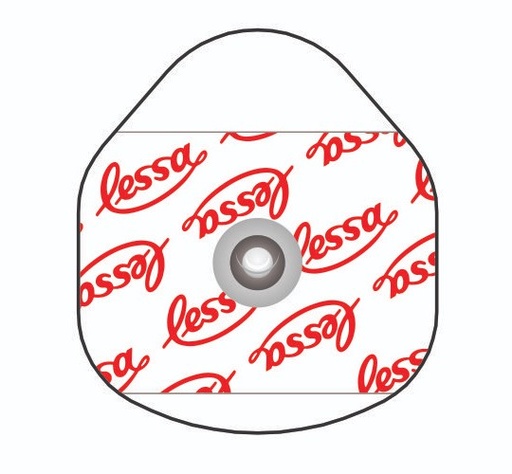[070084] Electrodos desechables 50u corchete 36x32mm Lessa (9983013)